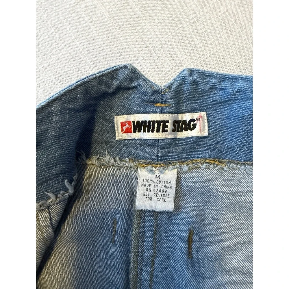 NOS VTG Early 90s White Stag High Waisted Pleated Mom Jeans – Size 14